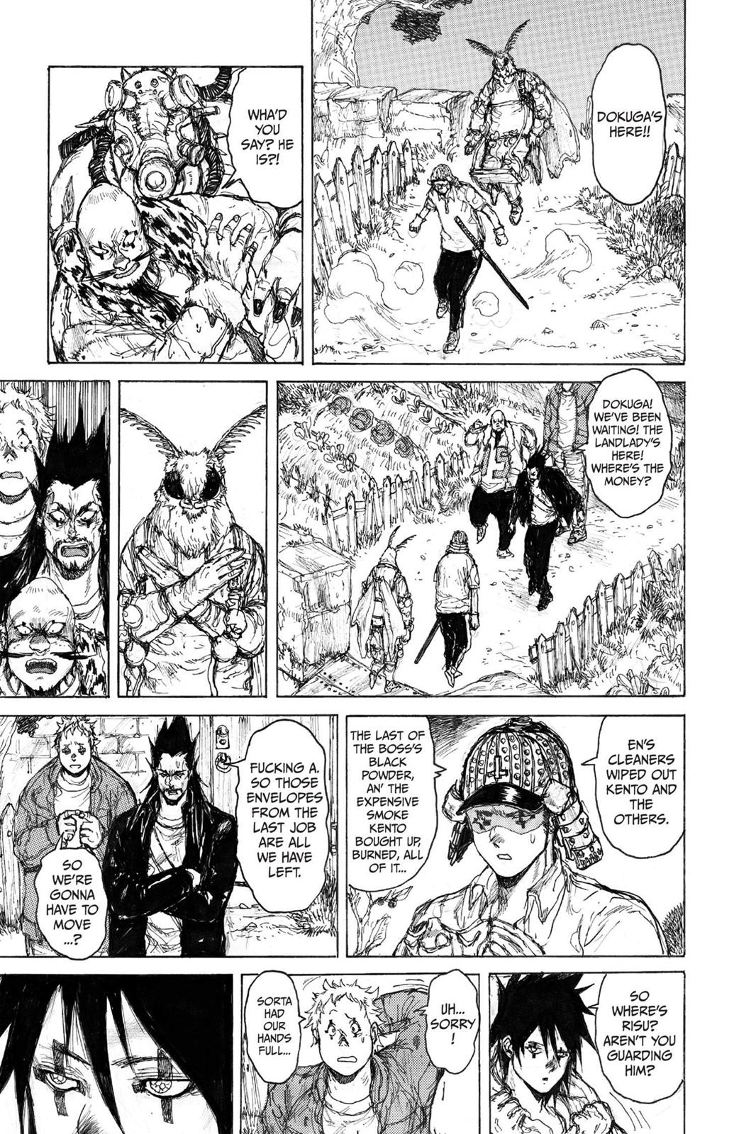 Dorohedoro Chapter 47 page 15 - Chapter 47: Cross-Eye Tragedy