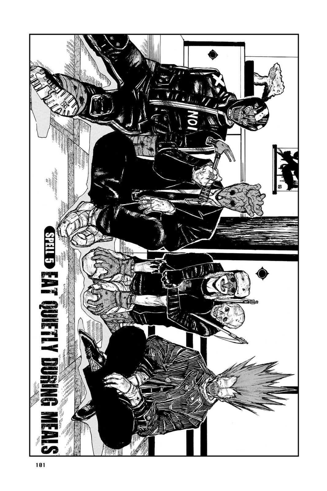 Dorohedoro Chapter 5 page 1 - Chapter 5: Silence At The Table