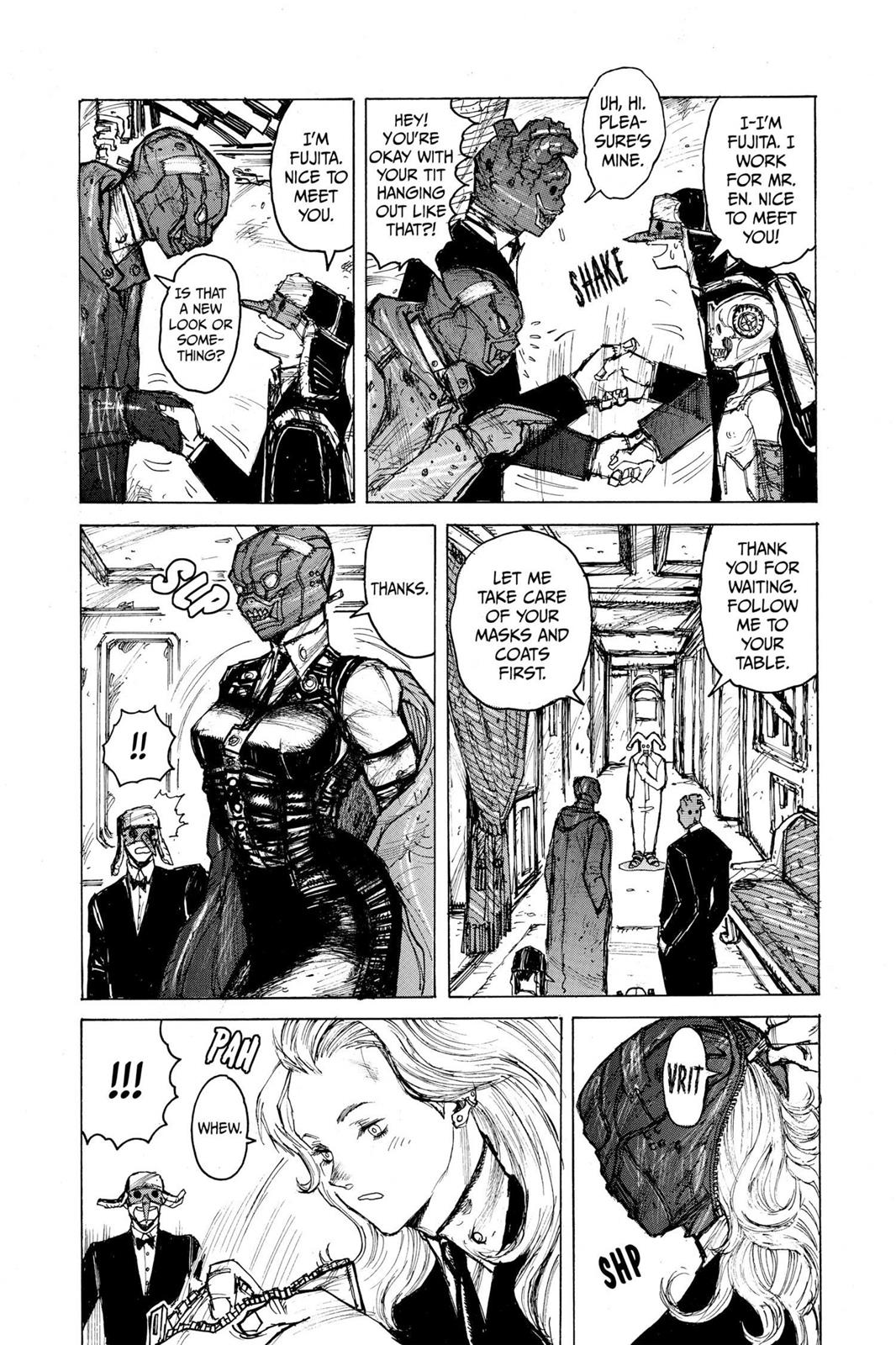 Dorohedoro Chapter 5 page 12 - Chapter 5: Silence At The Table