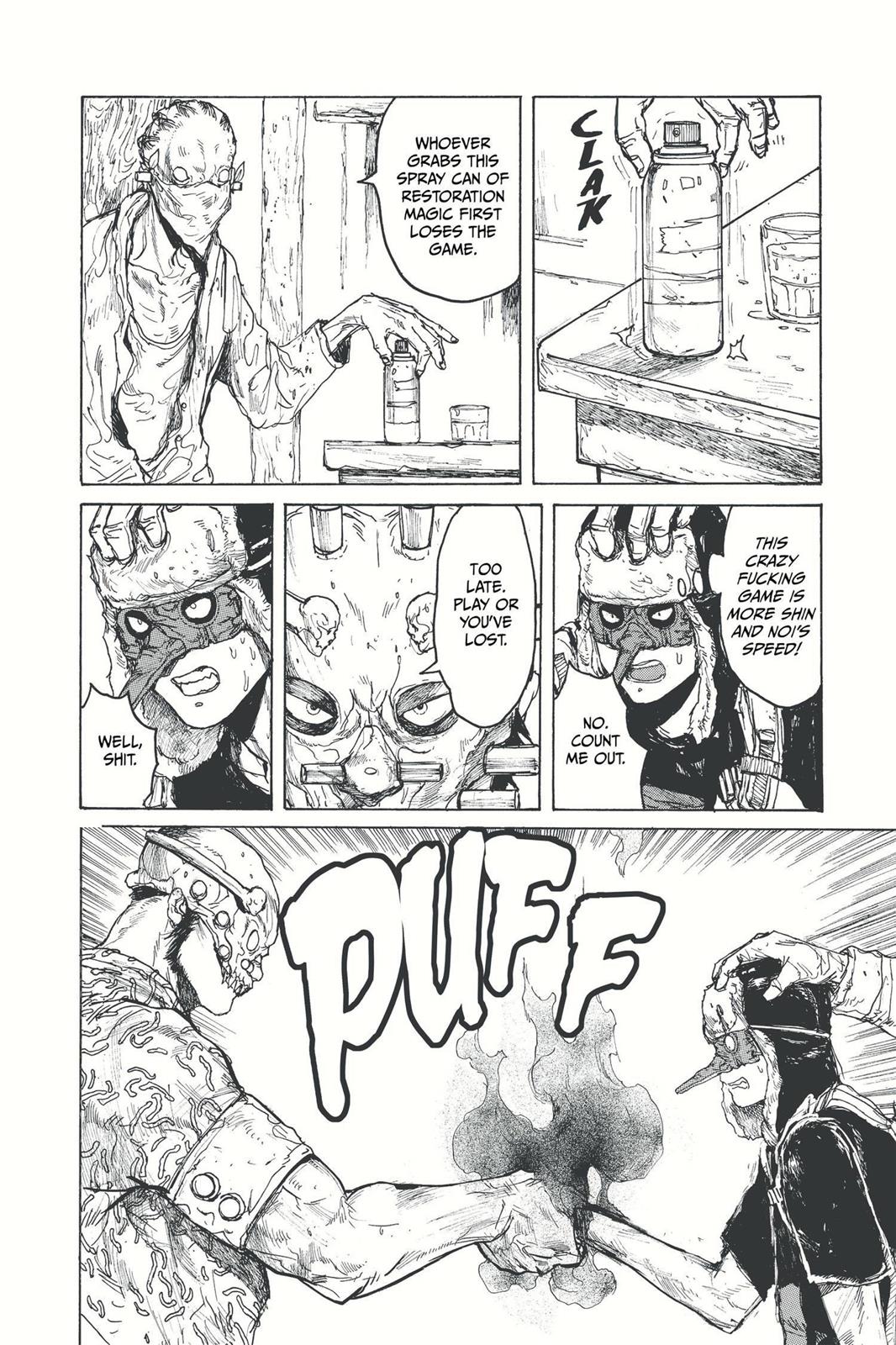Dorohedoro Chapter 57 page 16 - Chapter 57: Good Company is the Best Shortcut