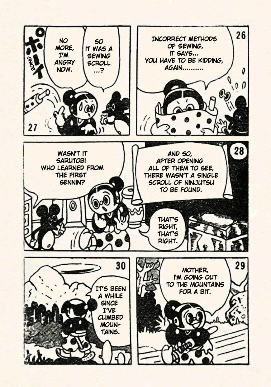 Doron Chibi Maru Chapter 1 page 10 - Chapter 1 : I Want to Learn Ninjutsu!