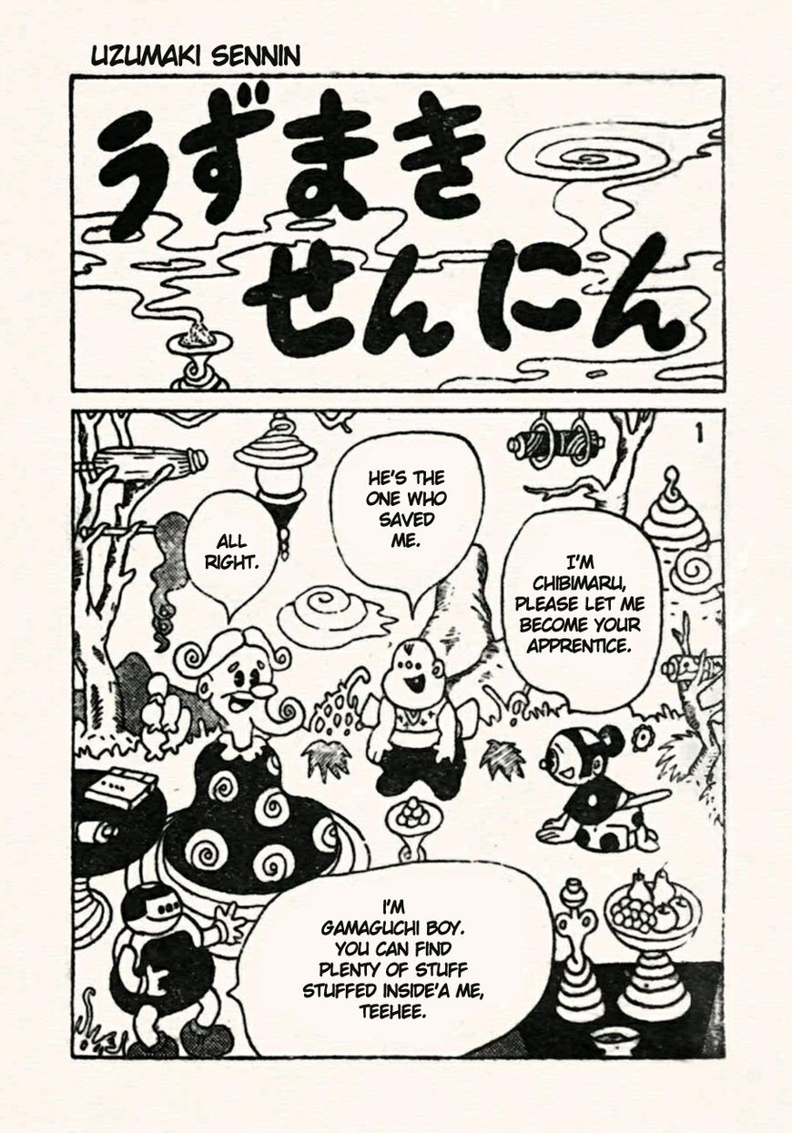 Doron Chibi Maru Chapter 4 page 1 - Chapter 4 : Uzumaki Sennin