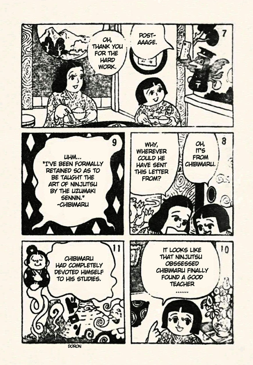 Doron Chibi Maru Chapter 4 page 3 - Chapter 4 : Uzumaki Sennin