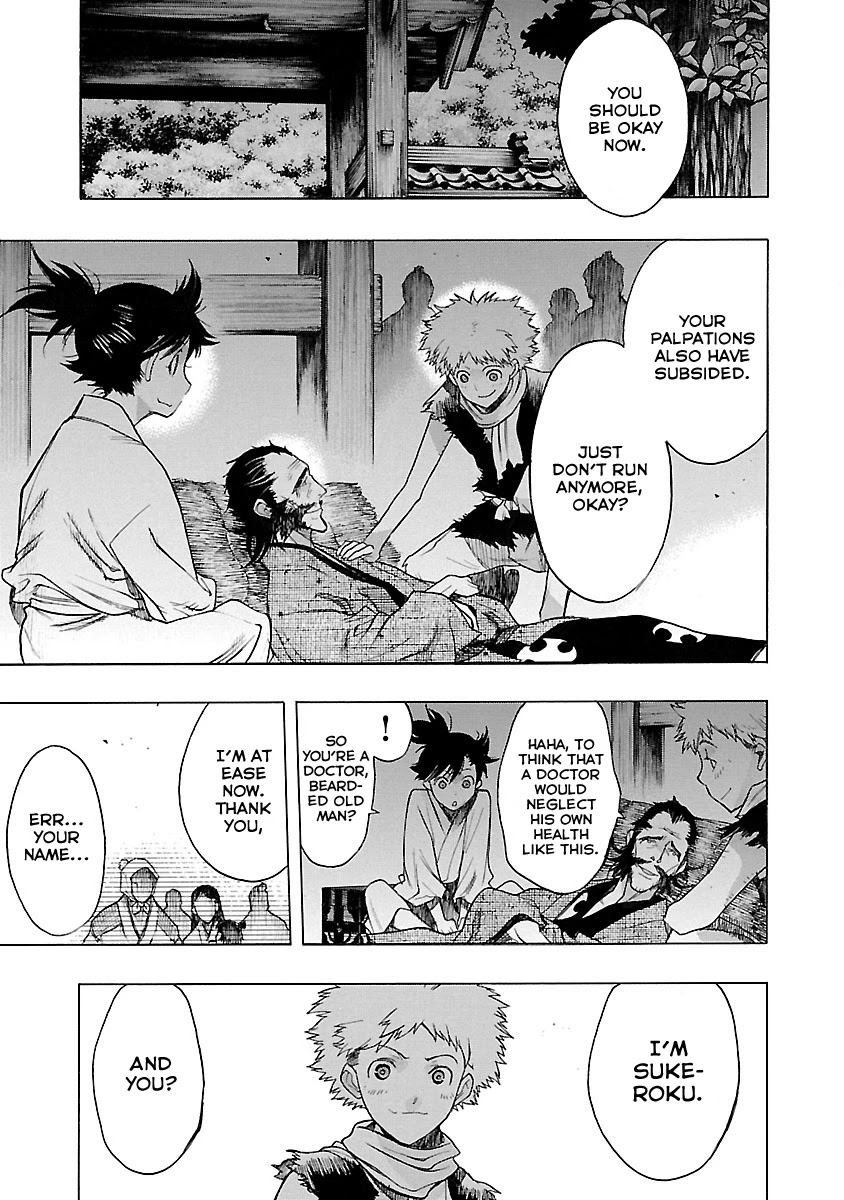 Dororo to Hyakkimaru-Den Chapter 13 page 9 - Chapter 13: The Story of Hyakkimaru and Tahomaru part 1