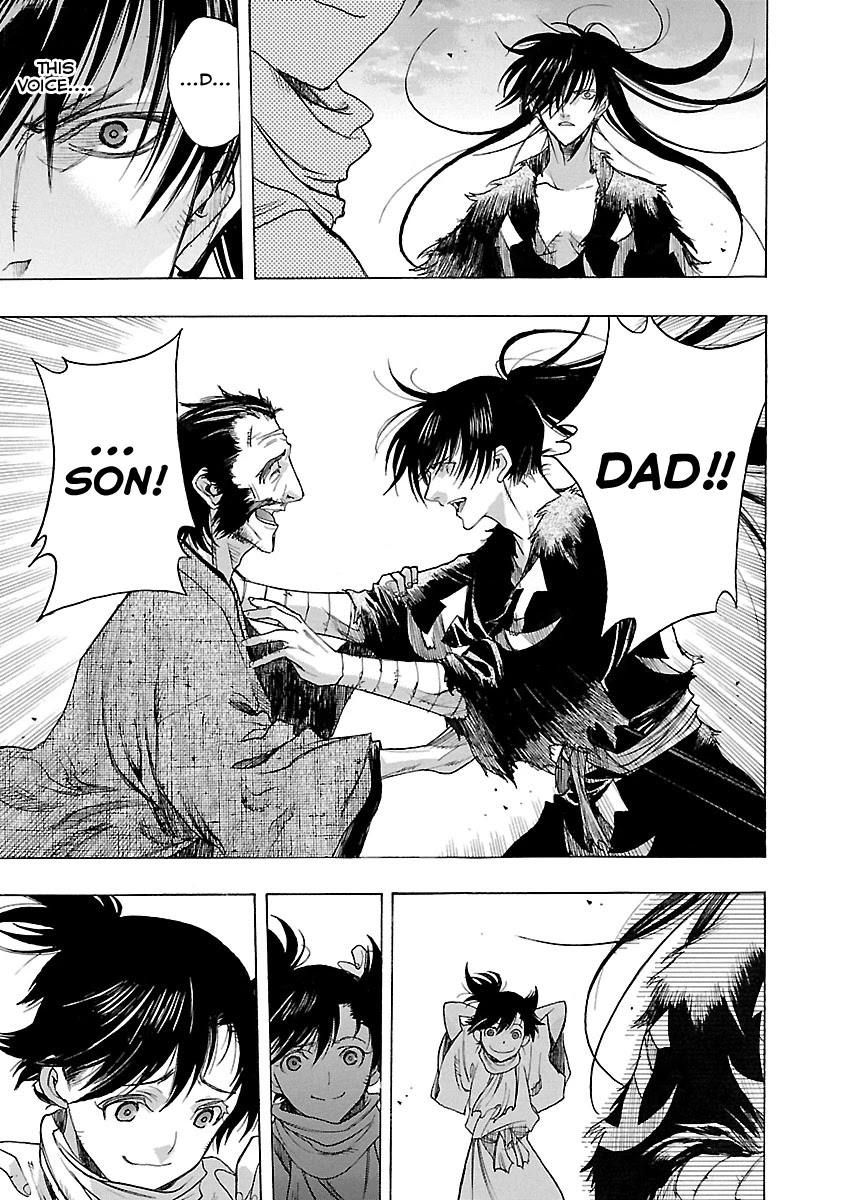 Dororo to Hyakkimaru-Den Chapter 15 page 19 - Chapter 15: The Story of Hyakkimaru and Tahomaru part 3