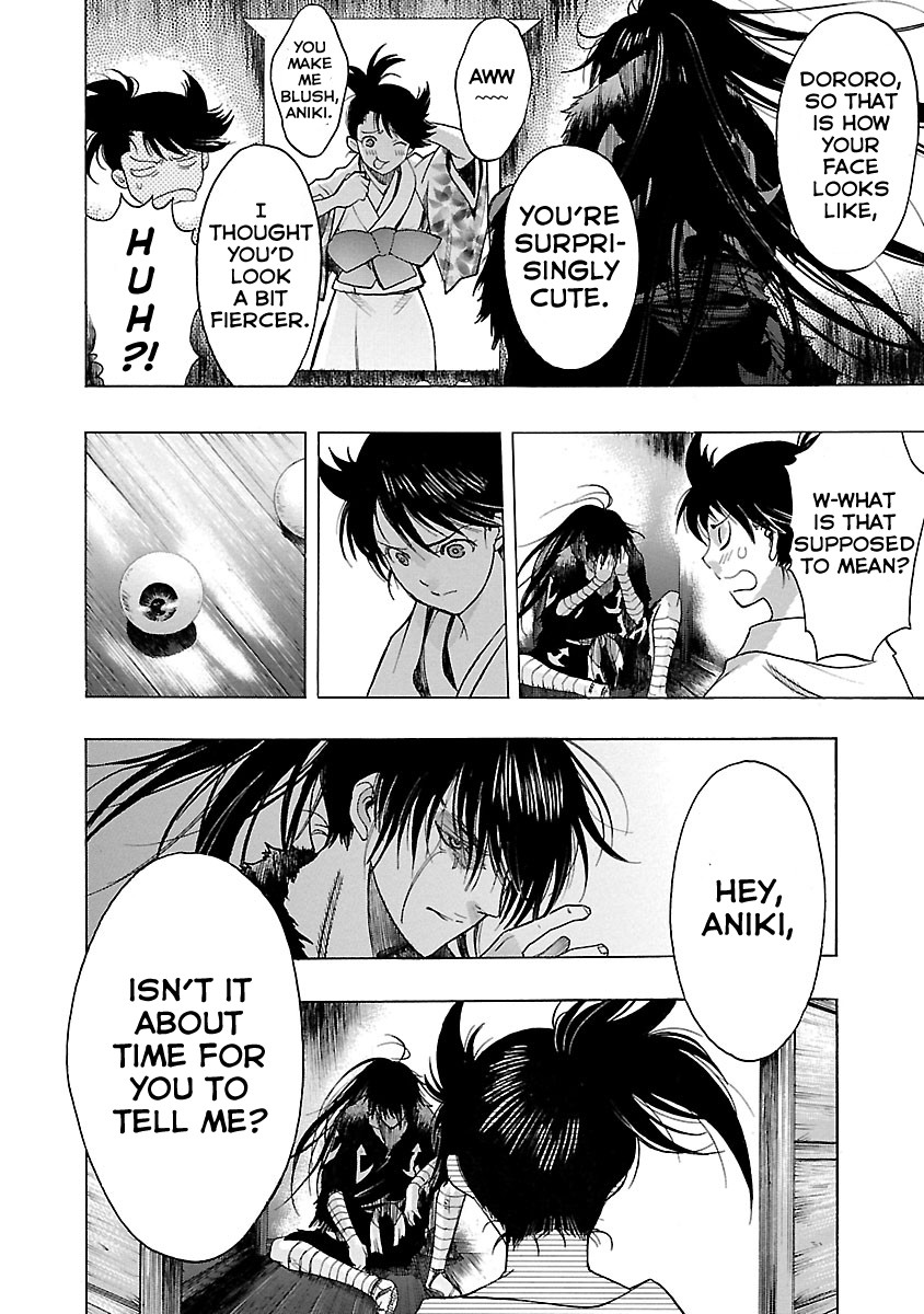 Dororo to Hyakkimaru-Den Chapter 6 page 11 - Chapter 6: The Story of the Sound of Hoofs in the Fog