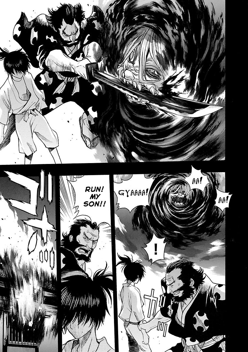 Dororo to Hyakkimaru-Den Chapter 8 page 6 - Chapter 8: The Story of An Ill Fate part 2