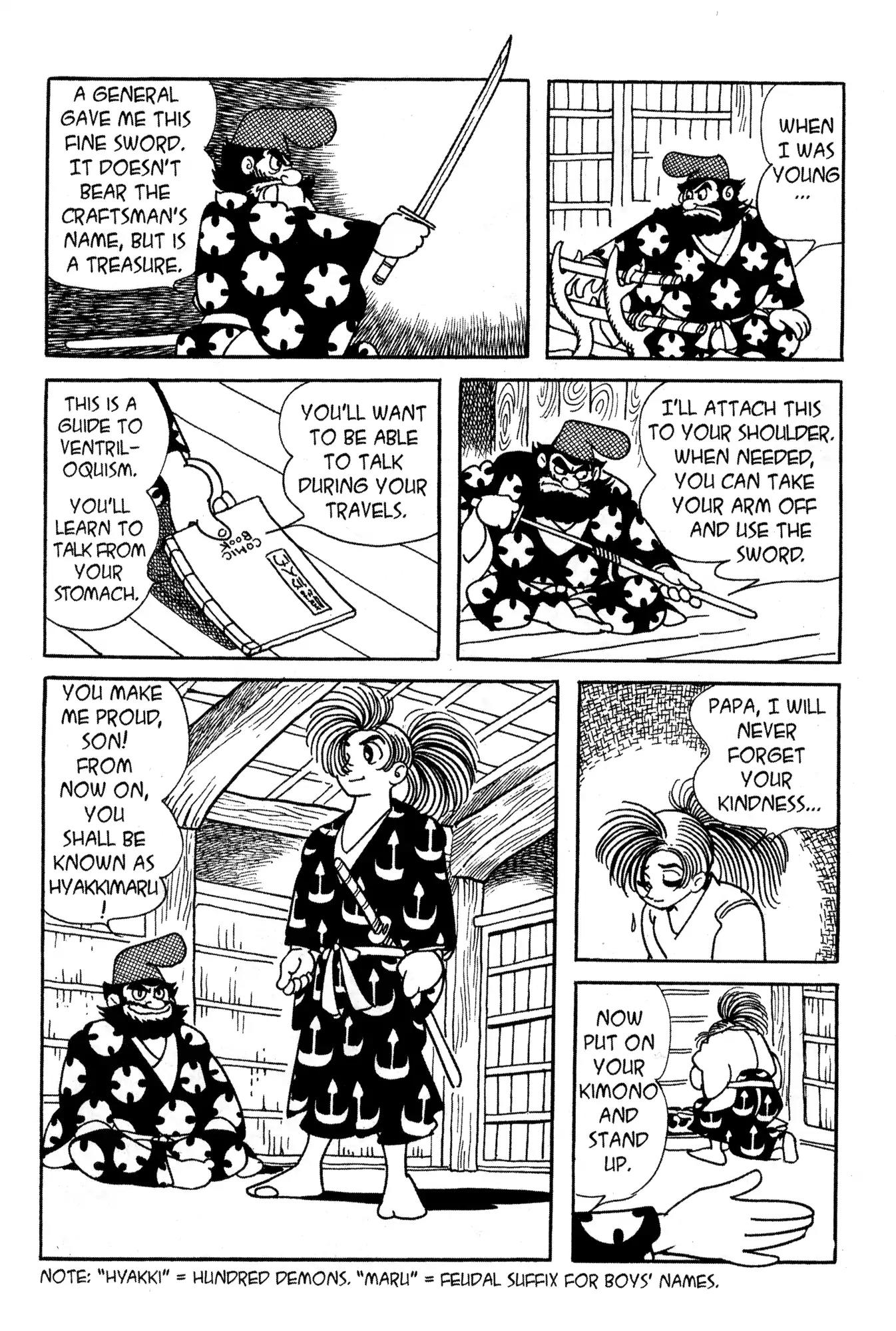 Dororo Chapter 1.0-5 page 56 - Vol.1 Hyakkimaru