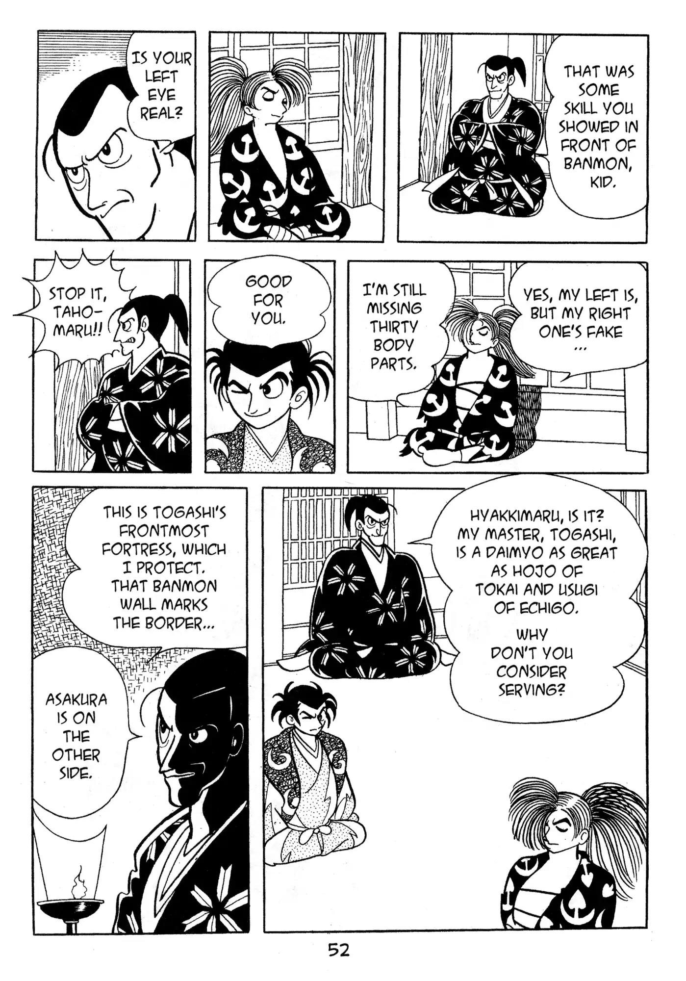 Dororo Chapter 2.0 page 50 - Vol.2 Banmon