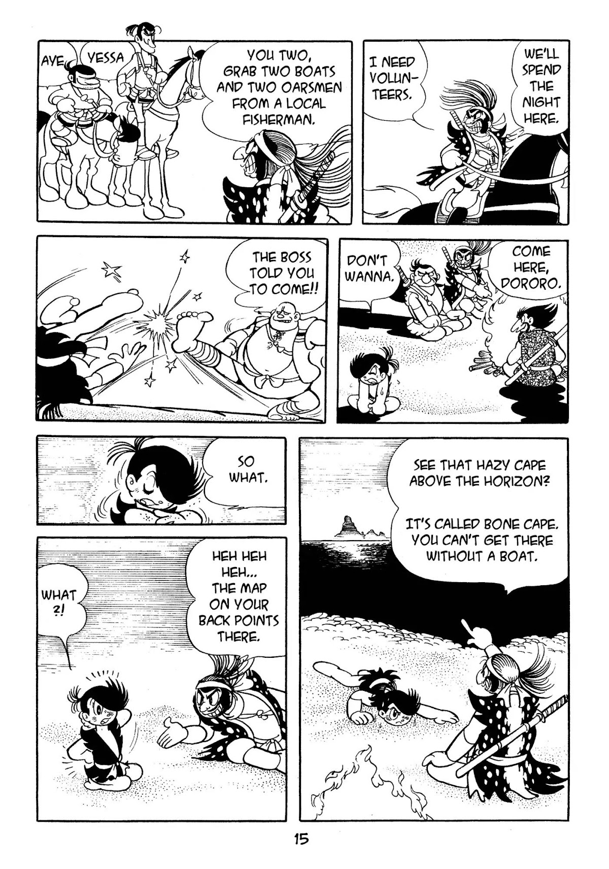 Dororo Chapter 3.0 page 13 - Vol.3 The Two Sharks