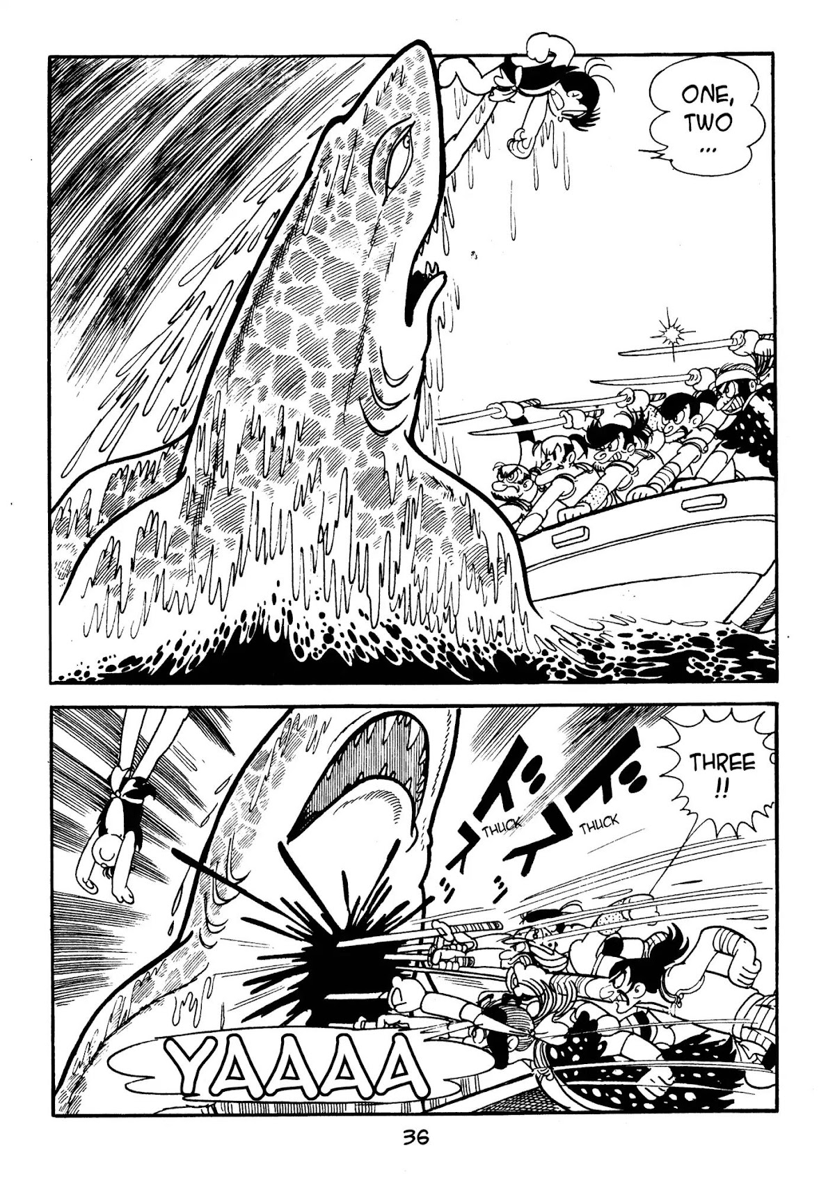 Dororo Chapter 3.0 page 34 - Vol.3 The Two Sharks
