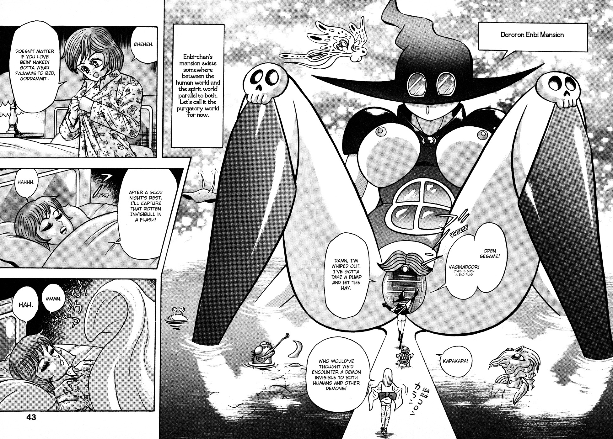 Dororon Enbi-chan Chapter 2 page 13 - Chapter 2 : The Transparent Demon: Invisibull