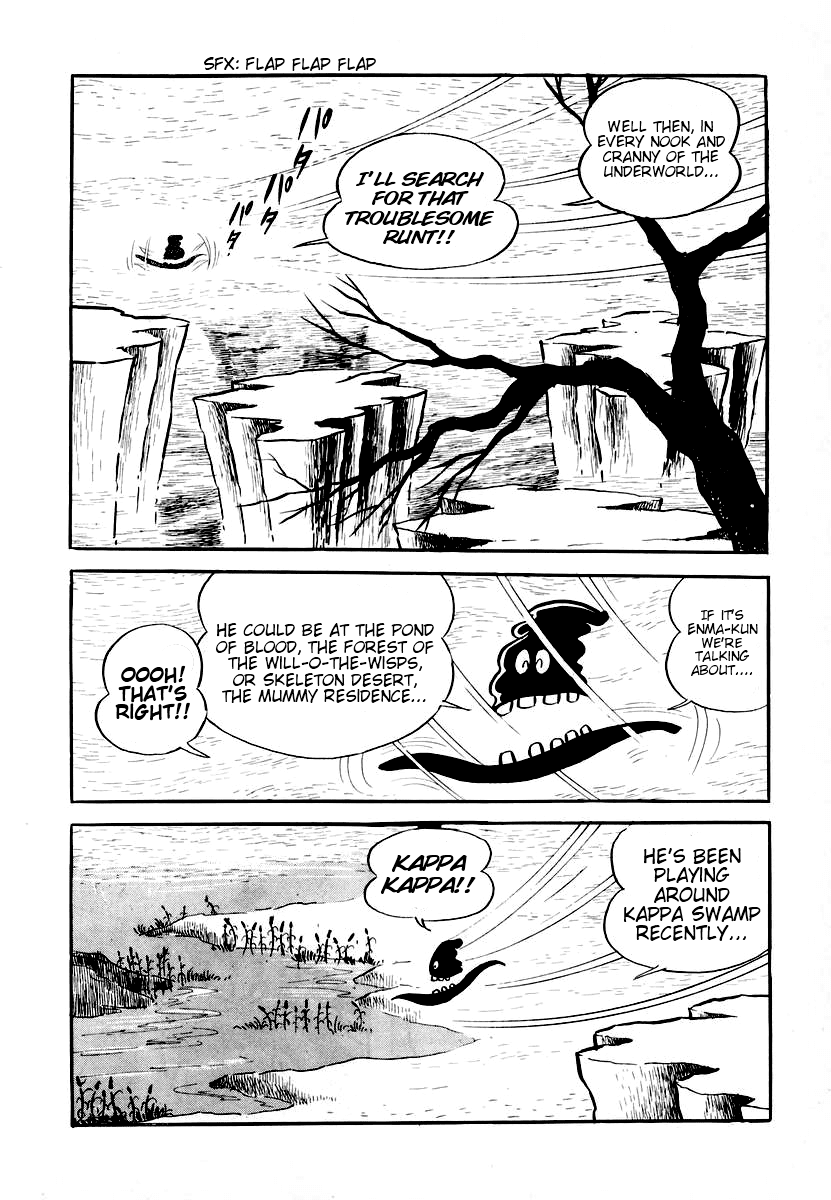 Dororon Enma-kun Chapter 1 page 15 - Chapter 1: Enma-Kun's Departure to the Front Lines