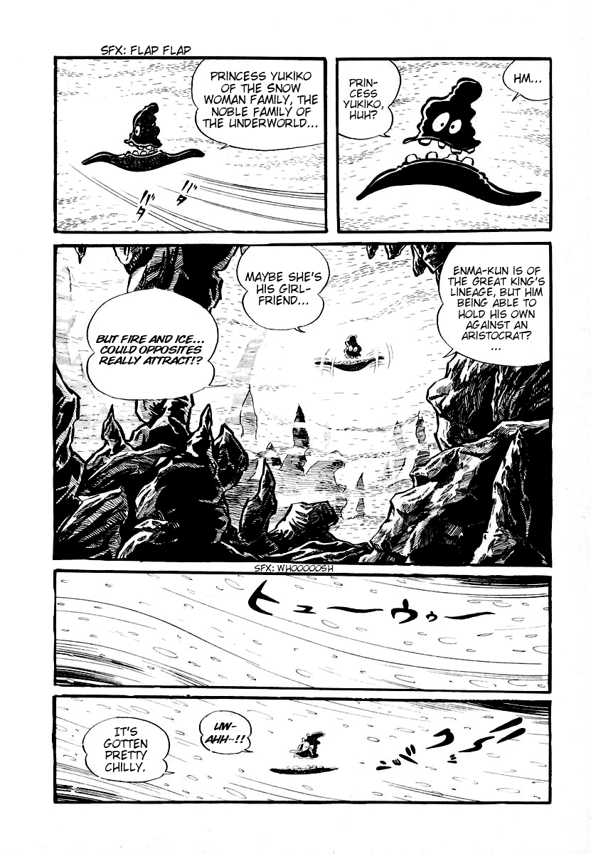 Dororon Enma-kun Chapter 1 page 17 - Chapter 1: Enma-Kun's Departure to the Front Lines