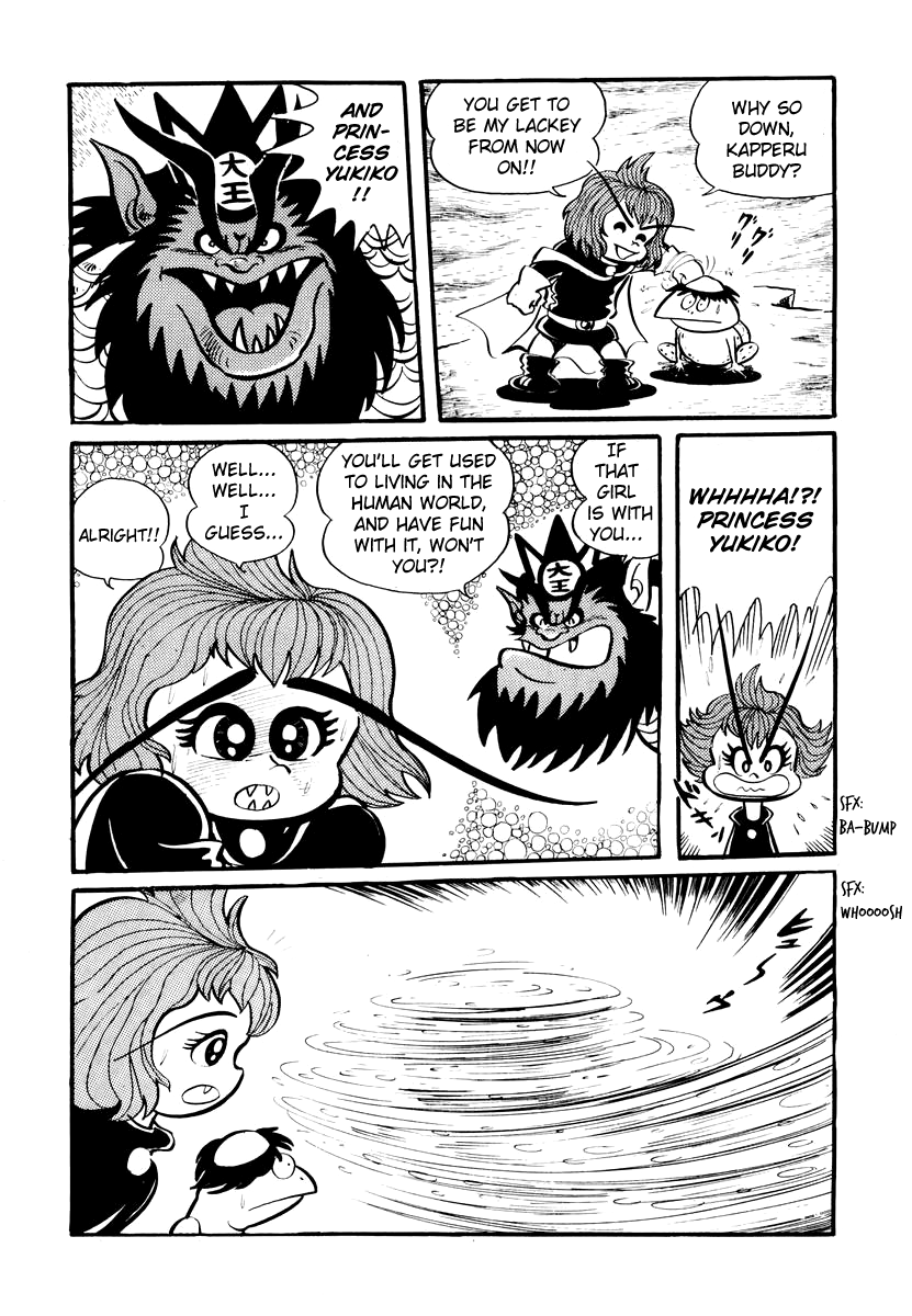 Dororon Enma-kun Chapter 1 page 34 - Chapter 1: Enma-Kun's Departure to the Front Lines