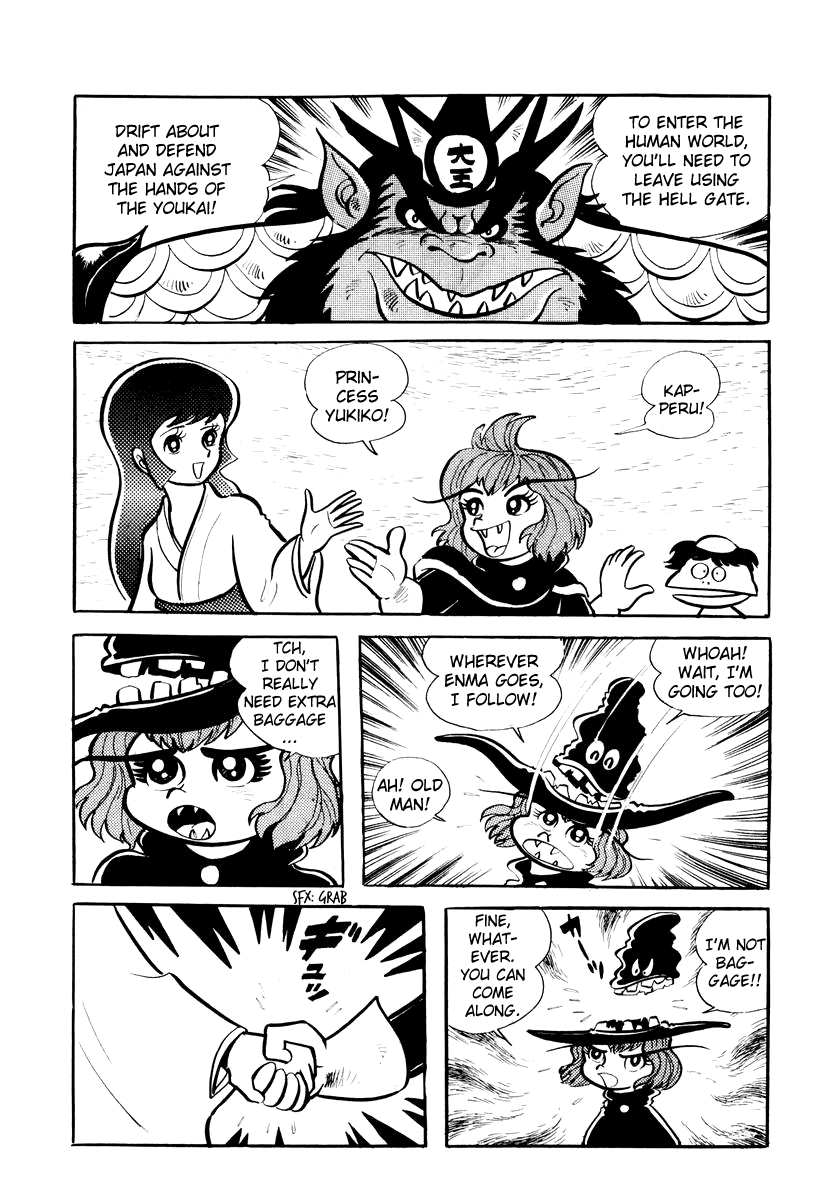 Dororon Enma-kun Chapter 1 page 36 - Chapter 1: Enma-Kun's Departure to the Front Lines