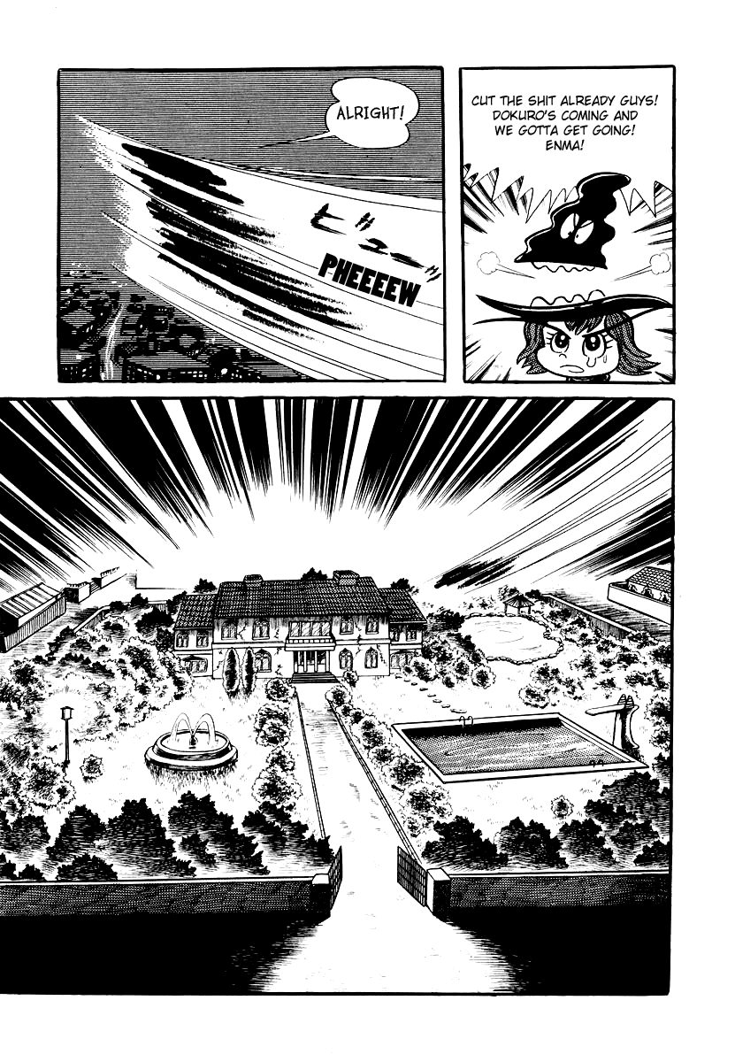 Dororon Enma-kun Chapter 10 page 17 - Chapter 10: The Angry Black Skull Youkai Part 4