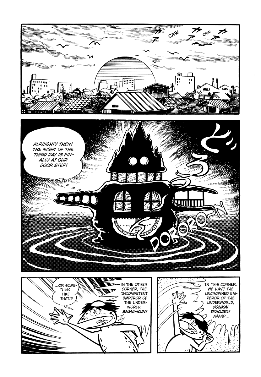 Dororon Enma-kun Chapter 10 page 2 - Chapter 10: The Angry Black Skull Youkai Part 4