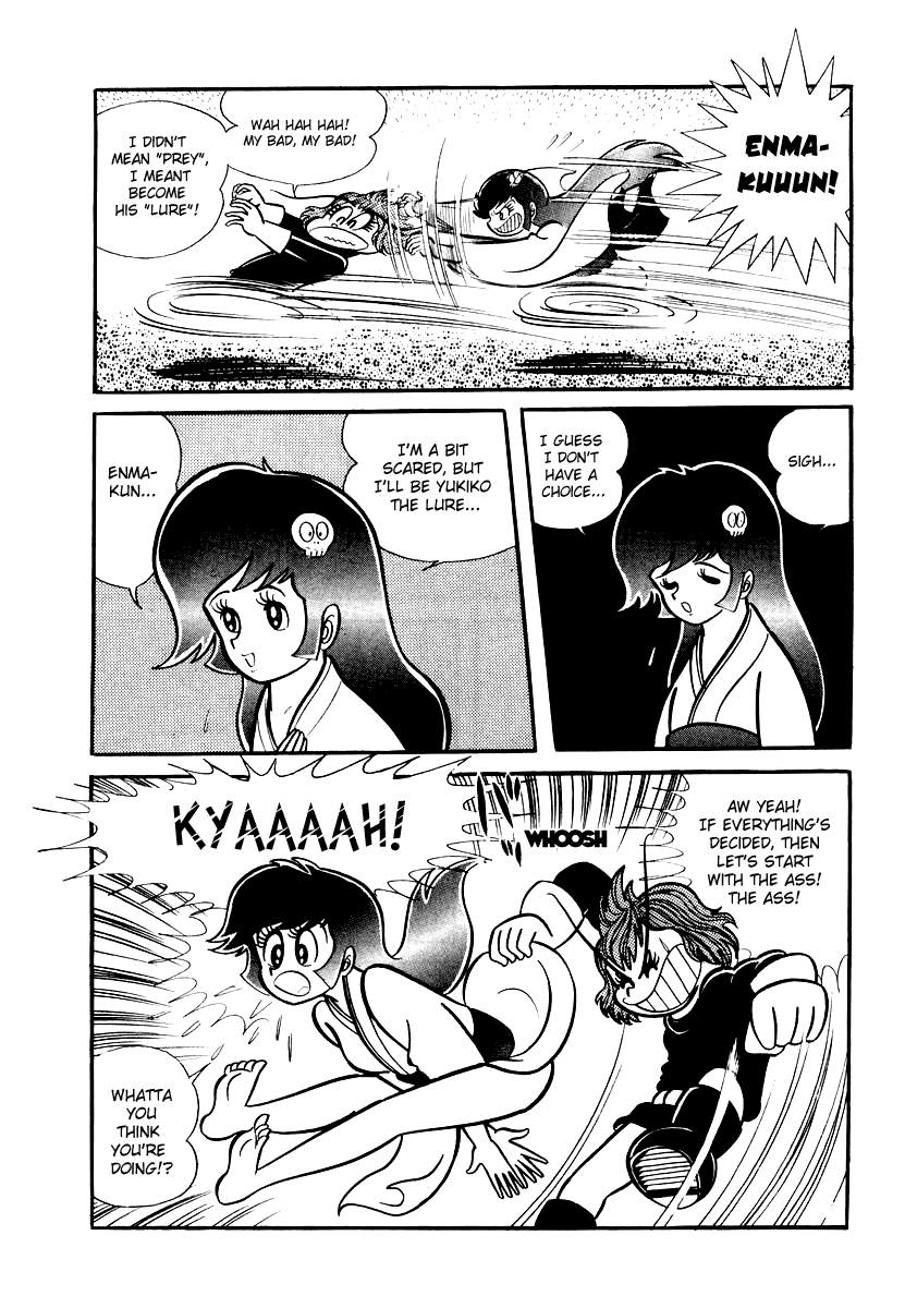 Dororon Enma-kun Chapter 10 page 9 - Chapter 10: The Angry Black Skull Youkai Part 4