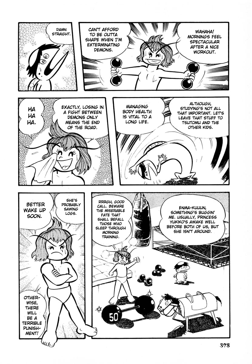 Dororon Enma-kun Chapter 15 page 6 - Chapter 15: Tale of the Popout Demon's Uprising