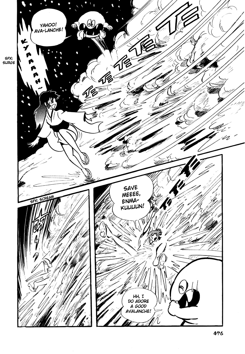 Dororon Enma-kun Chapter 19 page 10 - Chapter 19: Tale of Avalanche Babby