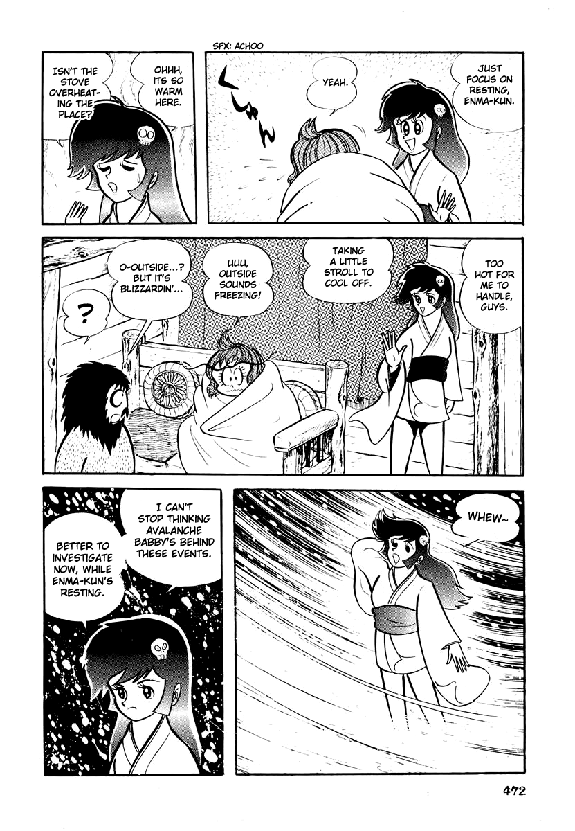 Dororon Enma-kun Chapter 19 page 6 - Chapter 19: Tale of Avalanche Babby