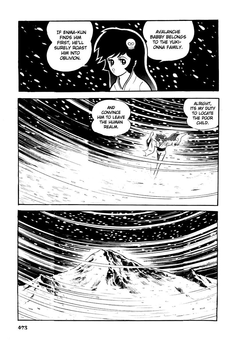 Dororon Enma-kun Chapter 19 page 7 - Chapter 19: Tale of Avalanche Babby