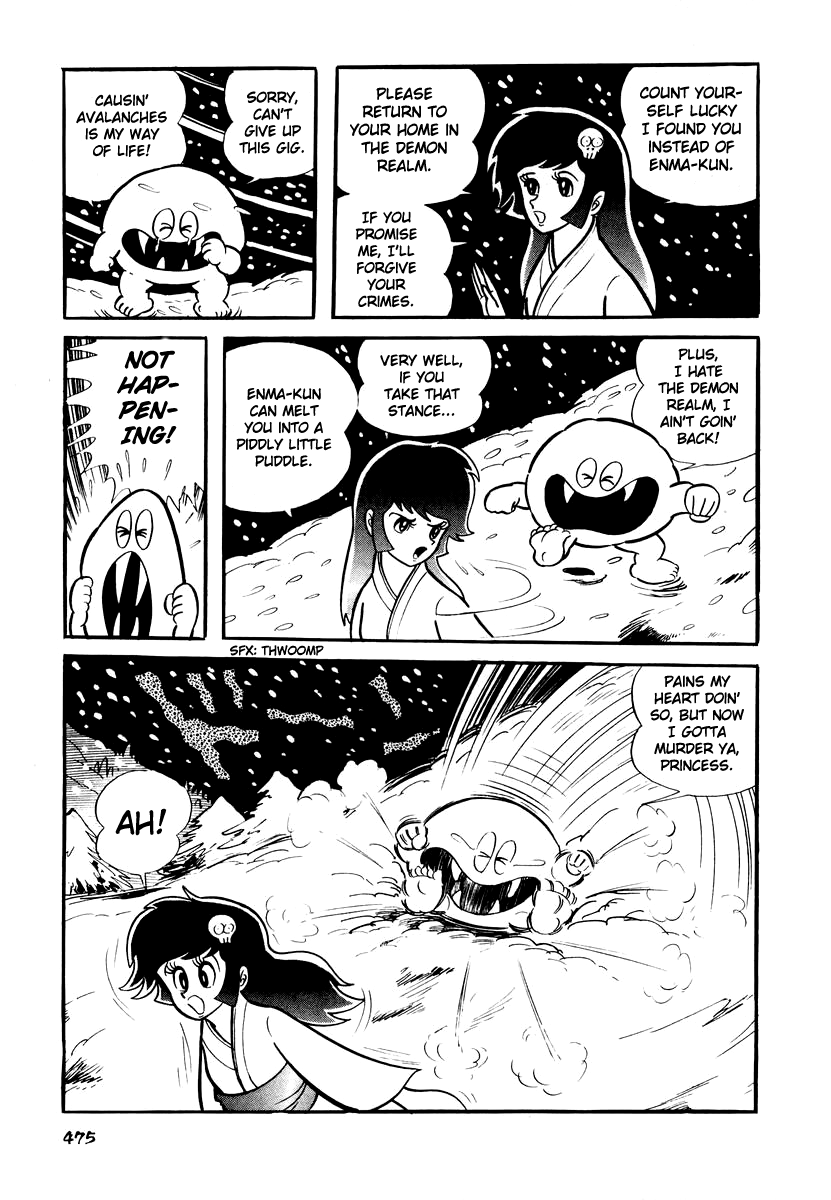Dororon Enma-kun Chapter 19 page 9 - Chapter 19: Tale of Avalanche Babby