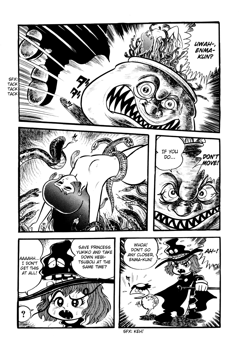 Dororon Enma-kun Chapter 2 page 28 - Chapter 2: The Snake Jar Youkai