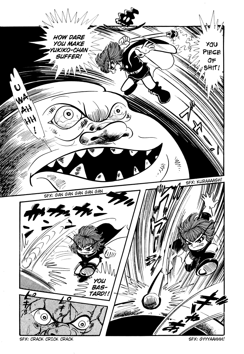 Dororon Enma-kun Chapter 2 page 34 - Chapter 2: The Snake Jar Youkai