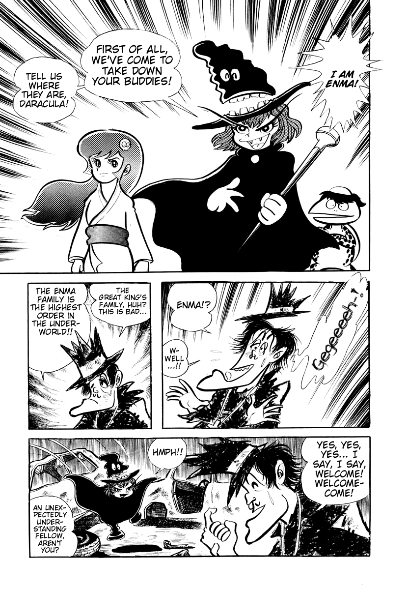 Dororon Enma-kun Chapter 2 page 4 - Chapter 2: The Snake Jar Youkai