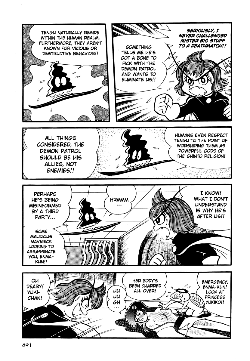 Dororon Enma-kun Chapter 20 page 10 - Chapter 20: Tale of the Flame Tengu and the Frost Tengu