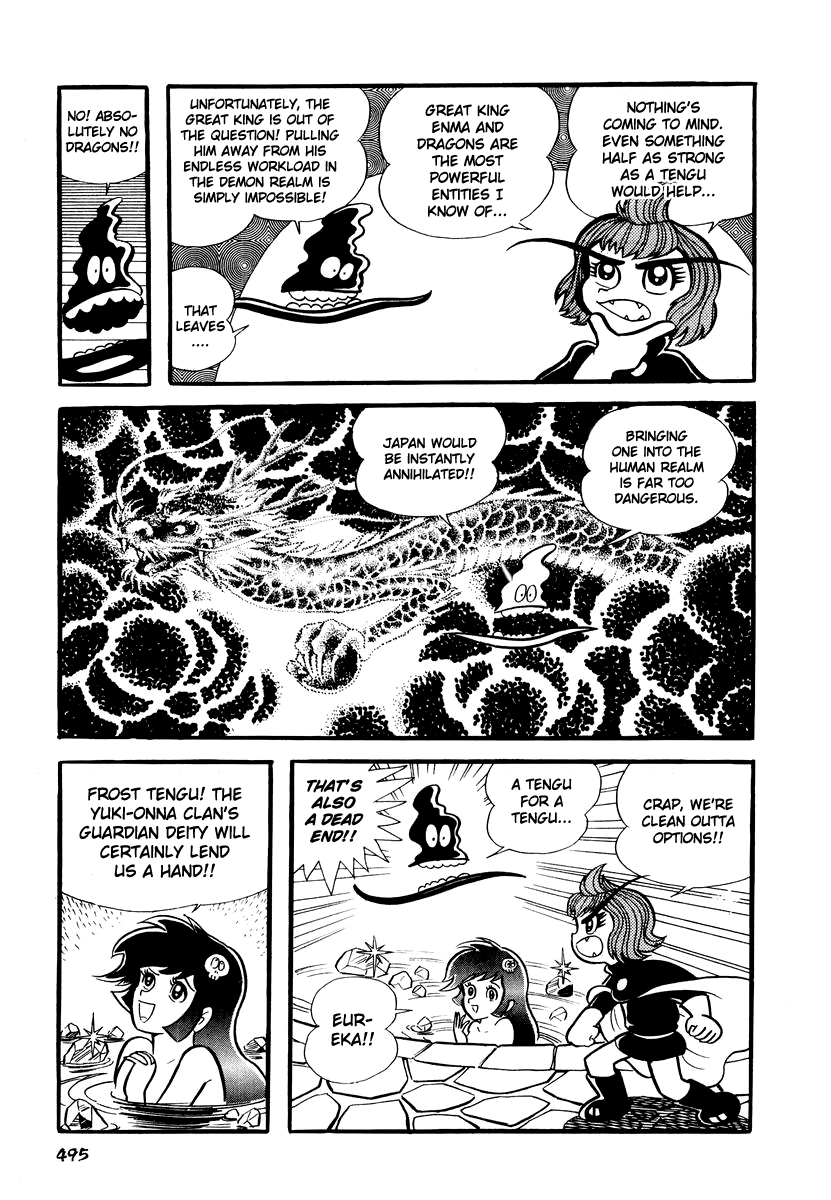 Dororon Enma-kun Chapter 20 page 14 - Chapter 20: Tale of the Flame Tengu and the Frost Tengu