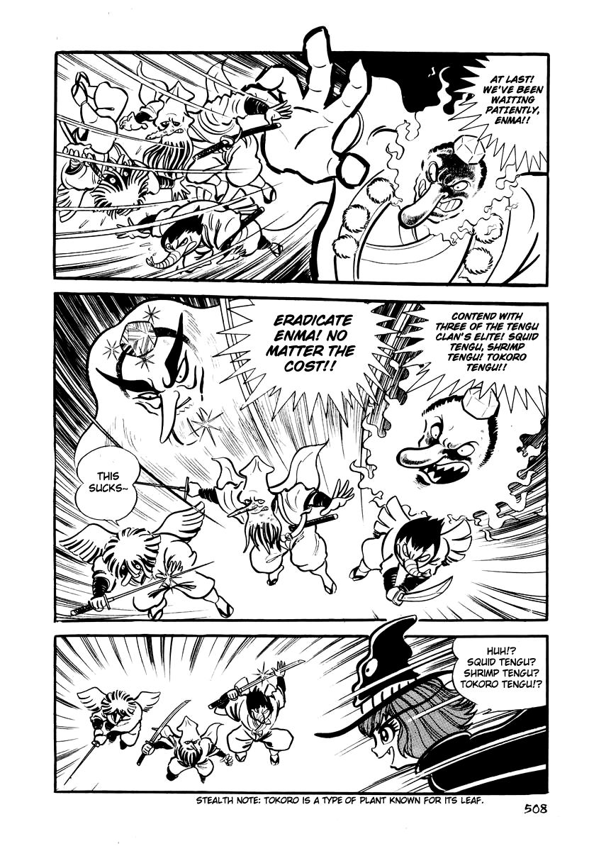 Dororon Enma-kun Chapter 20 page 27 - Chapter 20: Tale of the Flame Tengu and the Frost Tengu
