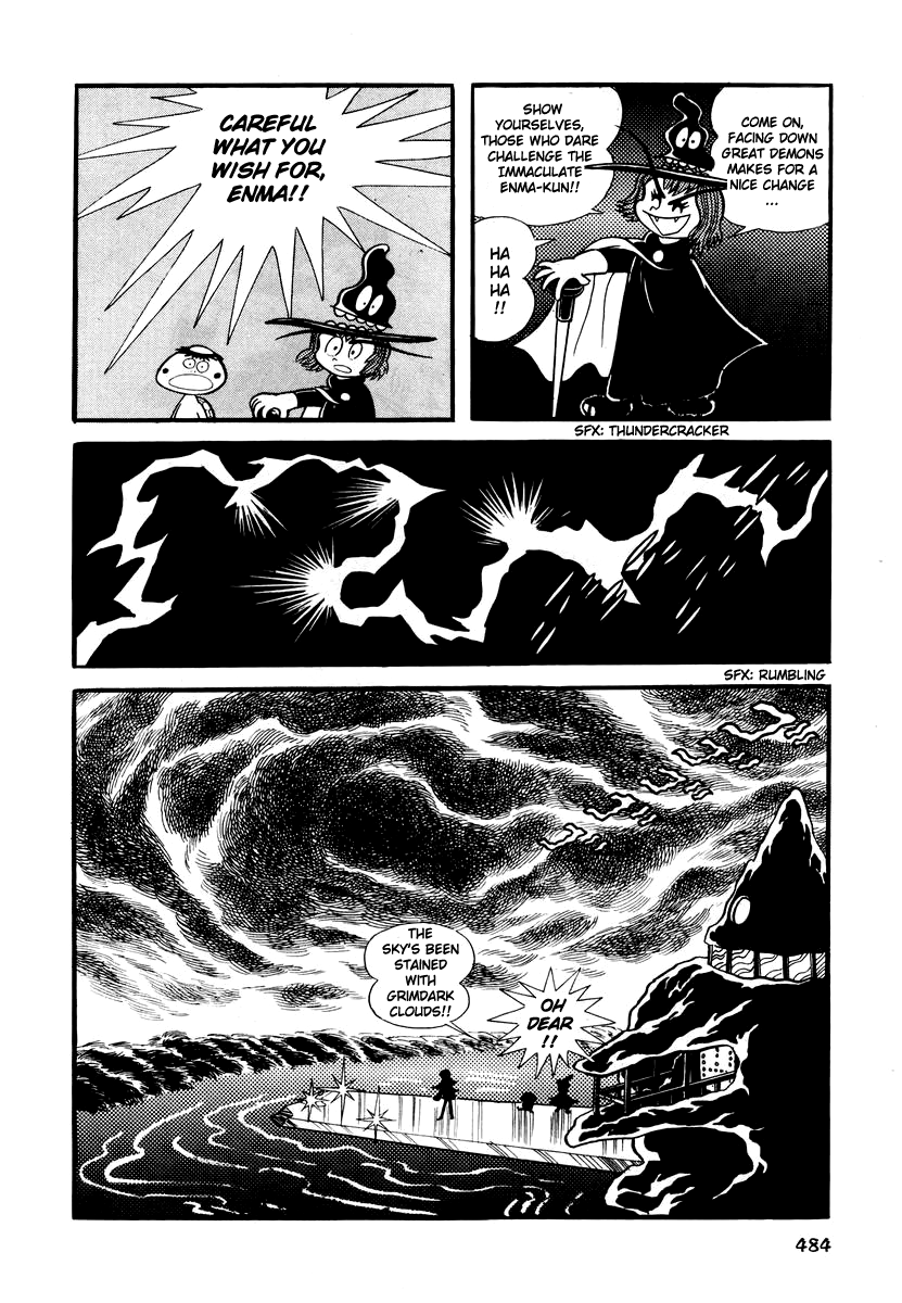Dororon Enma-kun Chapter 20 page 3 - Chapter 20: Tale of the Flame Tengu and the Frost Tengu