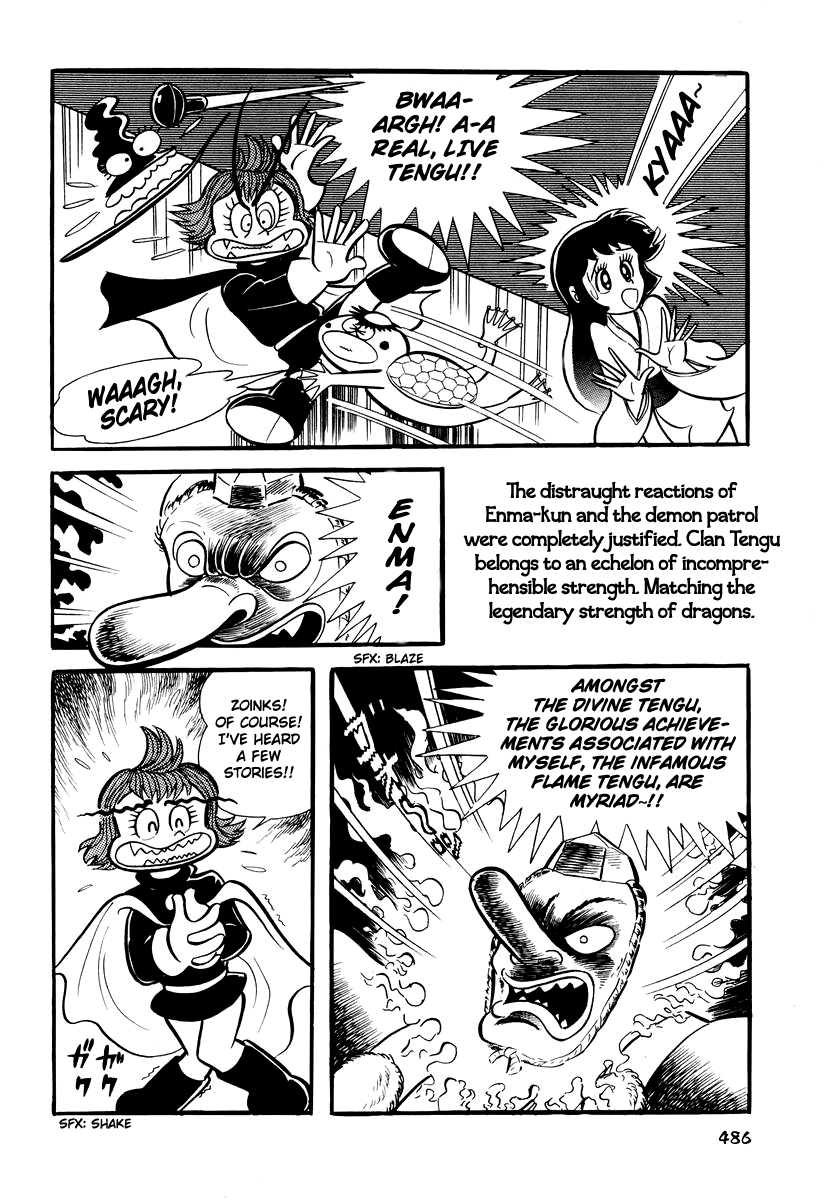 Dororon Enma-kun Chapter 20 page 5 - Chapter 20: Tale of the Flame Tengu and the Frost Tengu
