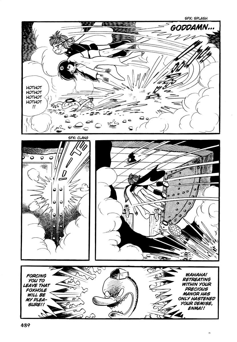 Dororon Enma-kun Chapter 20 page 8 - Chapter 20: Tale of the Flame Tengu and the Frost Tengu