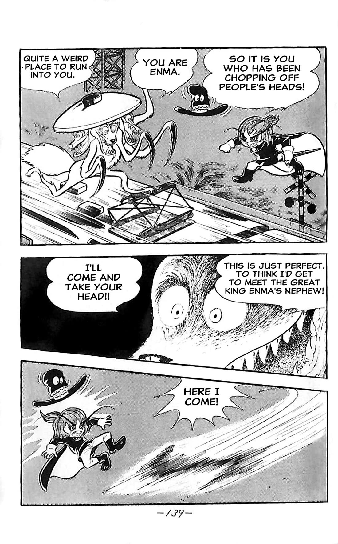 Dororon Enma-kun Chapter 22 page 11 - Chapter 22: Extra 1 - Youkai Kamaitachi