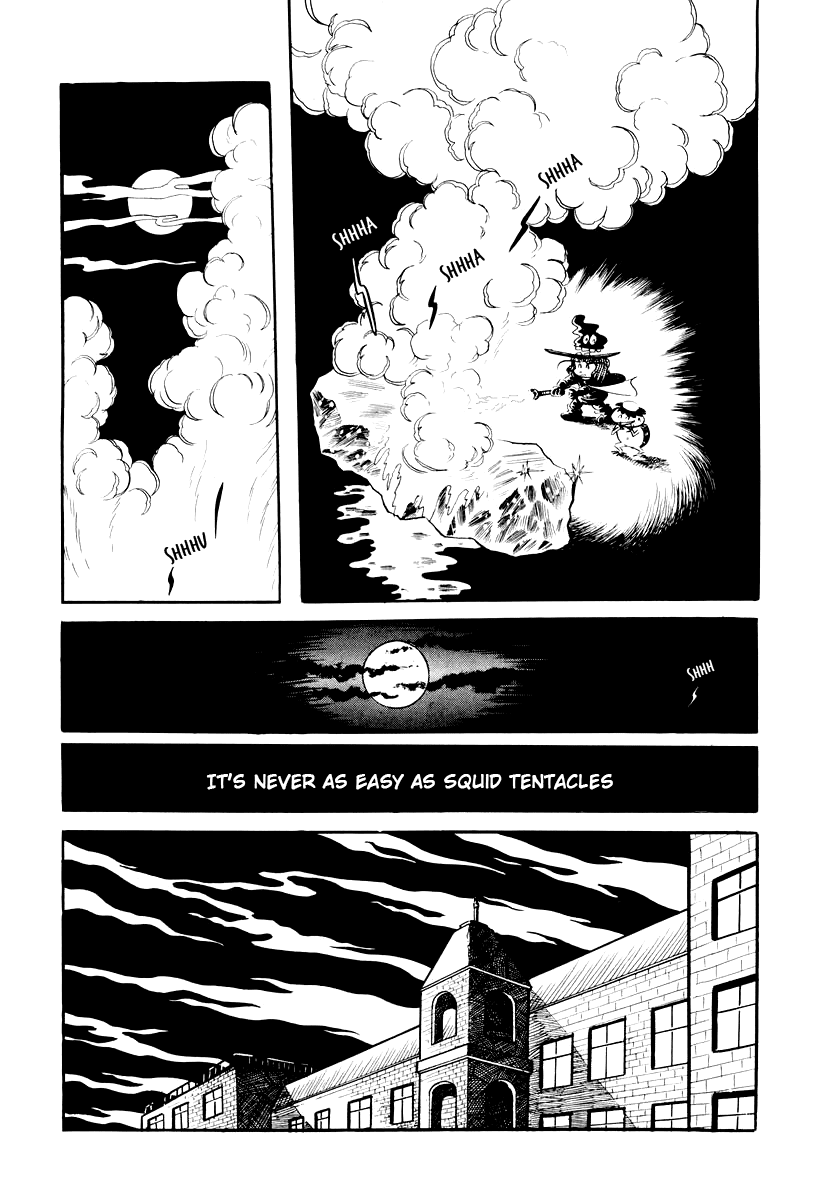 Dororon Enma-kun Chapter 3 page 1 - Chapter 3: It's Never as Easy as Squid Tentacles