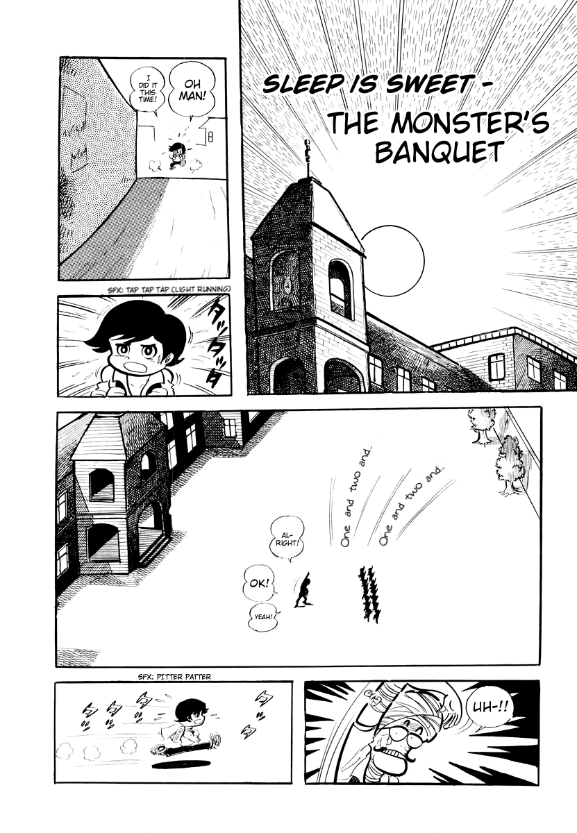 Dororon Enma-kun Chapter 4 page 1 - Chapter 4: Sleep is Sweet - The Monster's Banquet