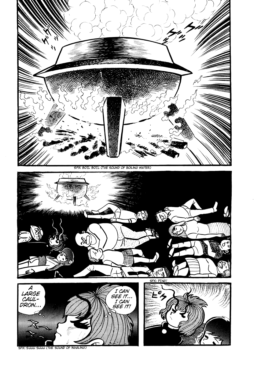 Dororon Enma-kun Chapter 4 page 16 - Chapter 4: Sleep is Sweet - The Monster's Banquet