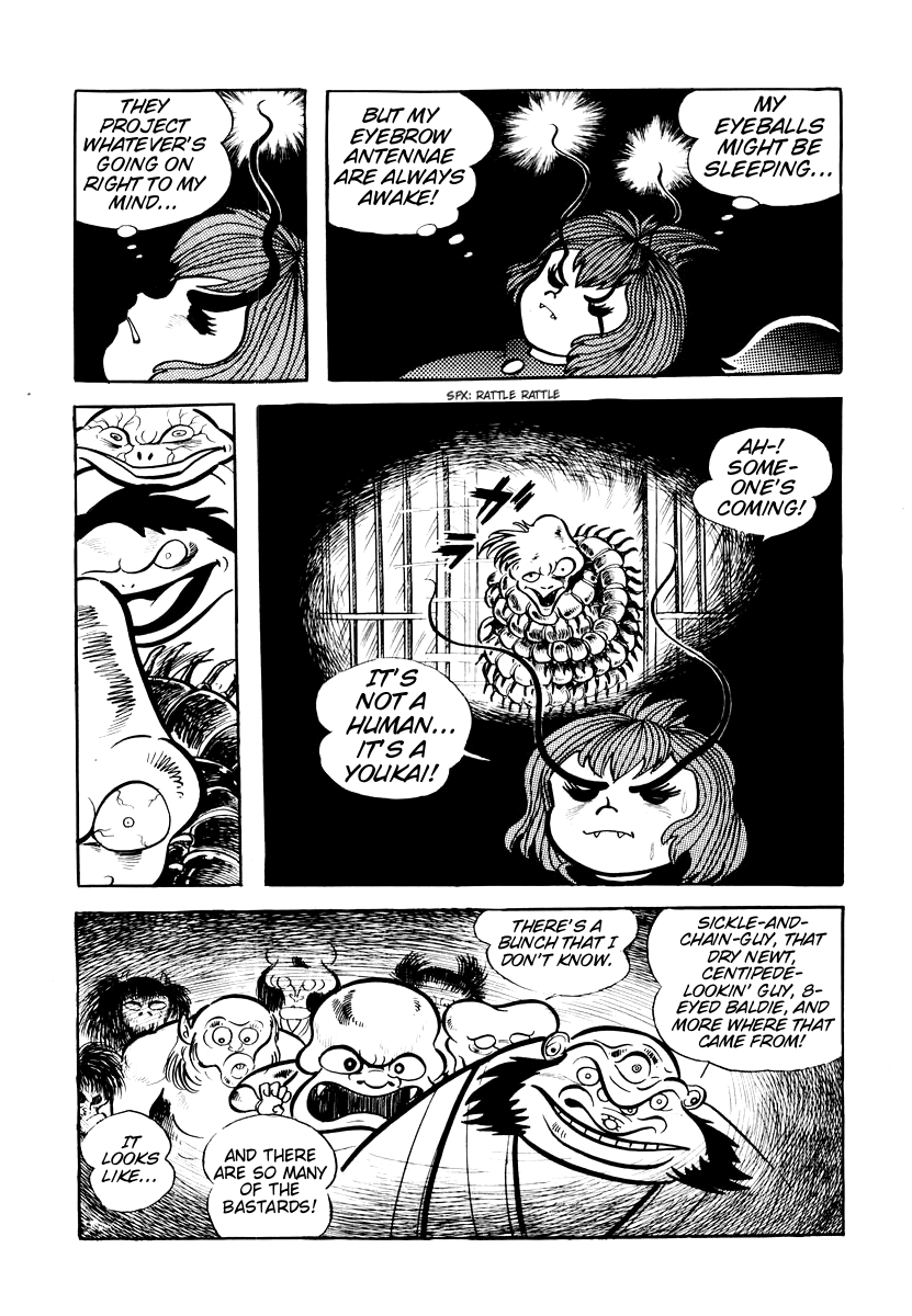 Dororon Enma-kun Chapter 4 page 17 - Chapter 4: Sleep is Sweet - The Monster's Banquet