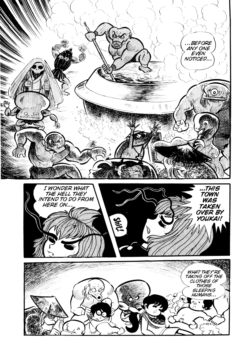 Dororon Enma-kun Chapter 4 page 18 - Chapter 4: Sleep is Sweet - The Monster's Banquet