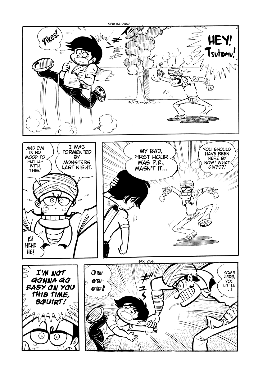 Dororon Enma-kun Chapter 4 page 2 - Chapter 4: Sleep is Sweet - The Monster's Banquet