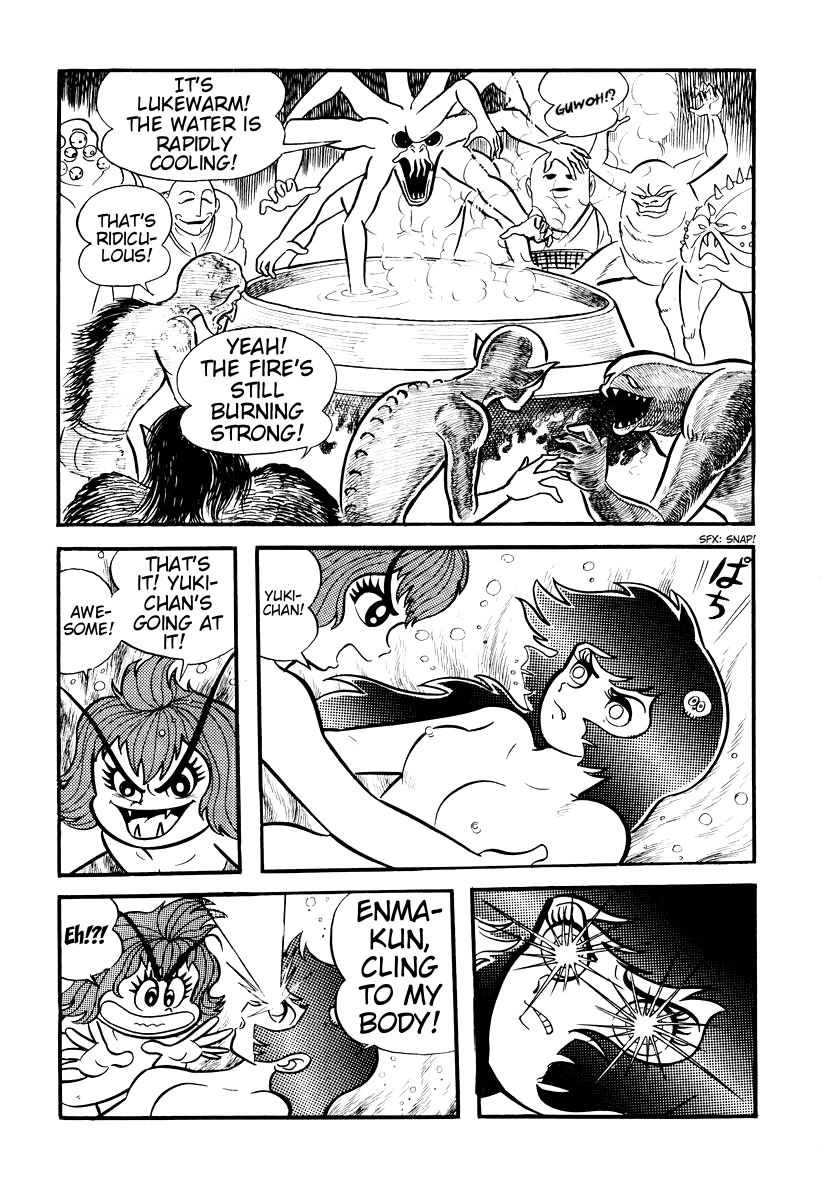 Dororon Enma-kun Chapter 4 page 27 - Chapter 4: Sleep is Sweet - The Monster's Banquet