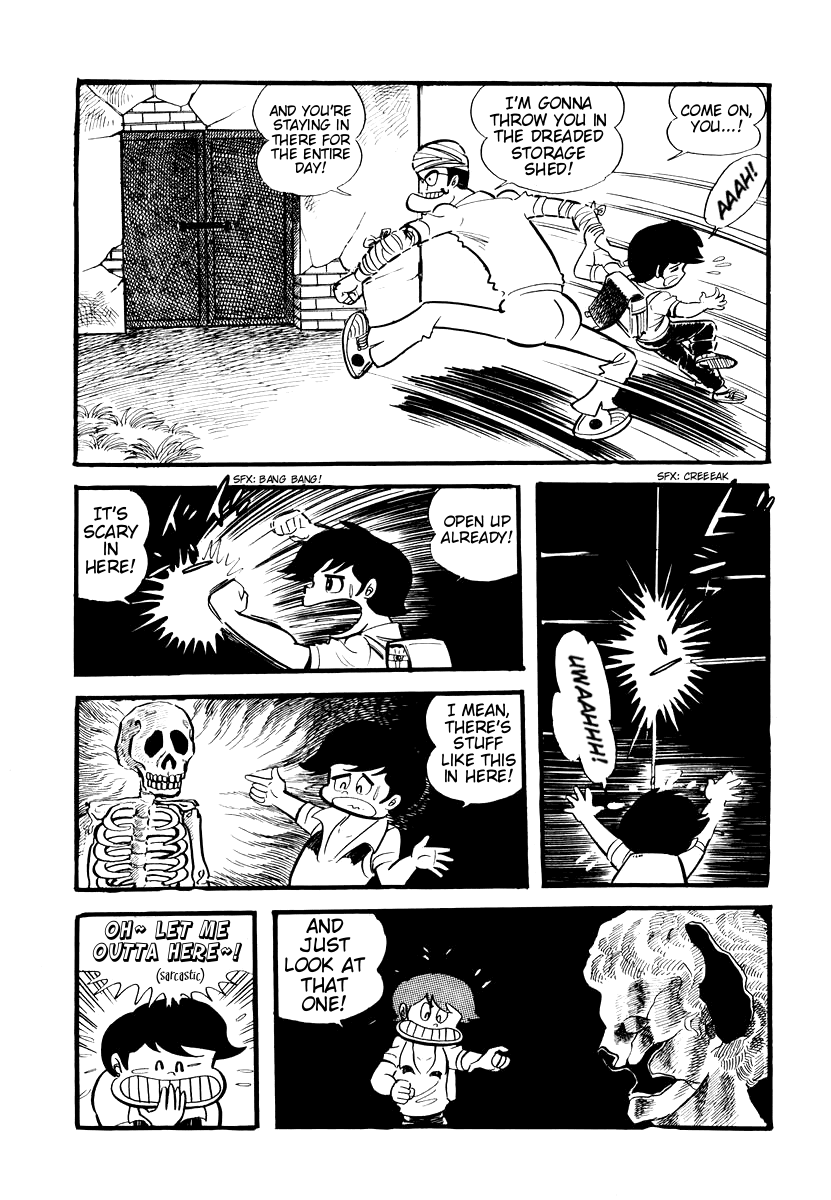 Dororon Enma-kun Chapter 4 page 3 - Chapter 4: Sleep is Sweet - The Monster's Banquet