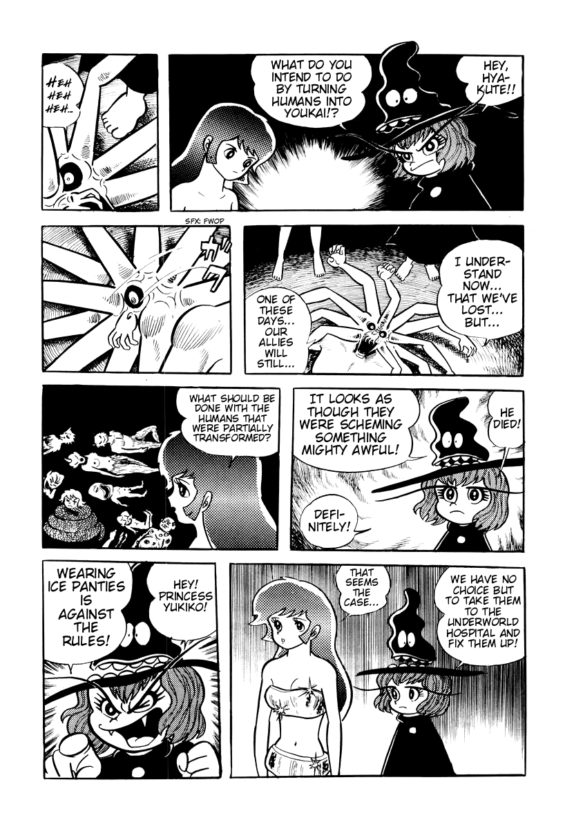 Dororon Enma-kun Chapter 4 page 37 - Chapter 4: Sleep is Sweet - The Monster's Banquet