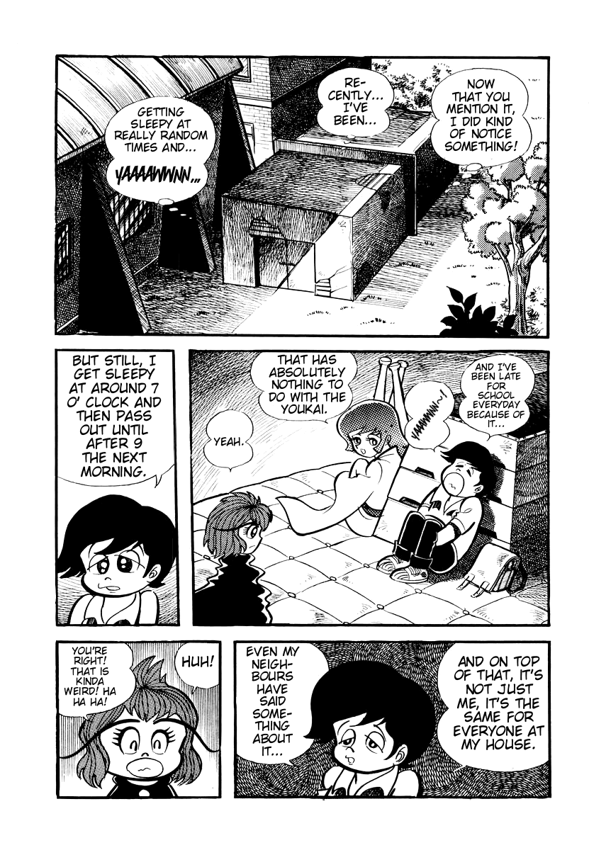 Dororon Enma-kun Chapter 4 page 7 - Chapter 4: Sleep is Sweet - The Monster's Banquet