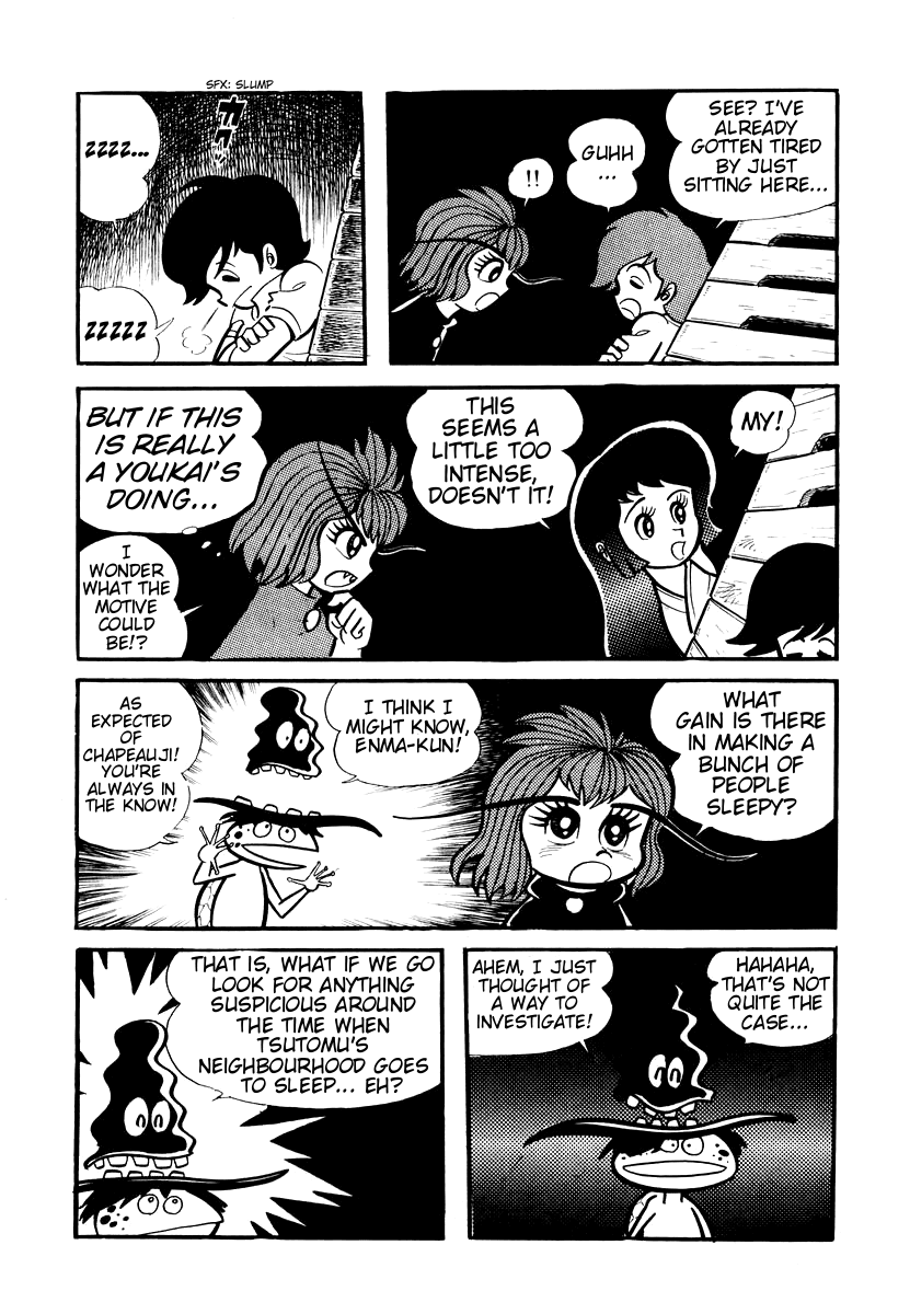 Dororon Enma-kun Chapter 4 page 8 - Chapter 4: Sleep is Sweet - The Monster's Banquet