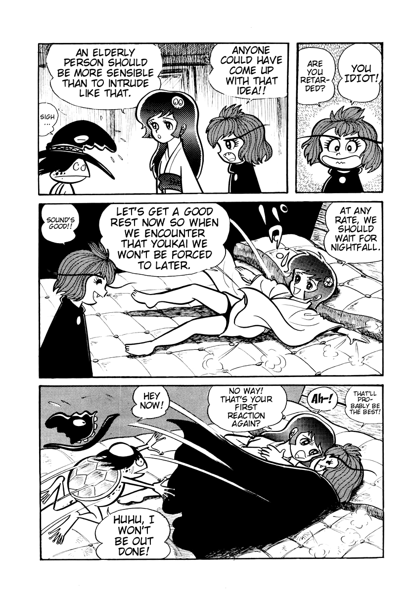 Dororon Enma-kun Chapter 4 page 9 - Chapter 4: Sleep is Sweet - The Monster's Banquet